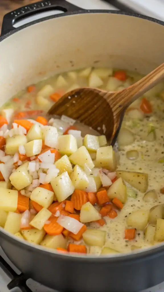 storing potato soup benignis potota soup recipe