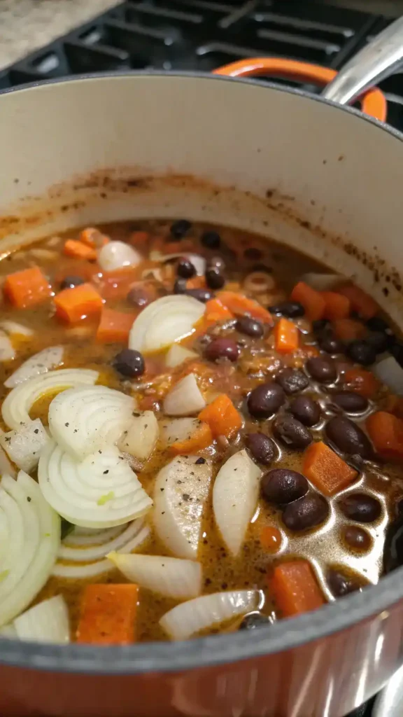 seasoning options purple black bean soup recipe