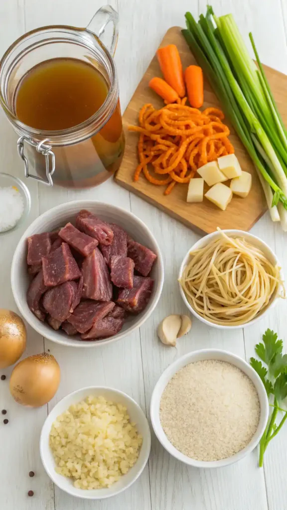 beef noodle soup recipes with beef broth