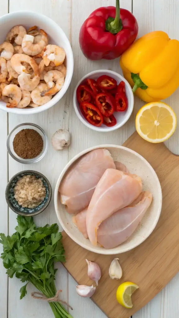 grilling techniques chicken and shrimp recipes