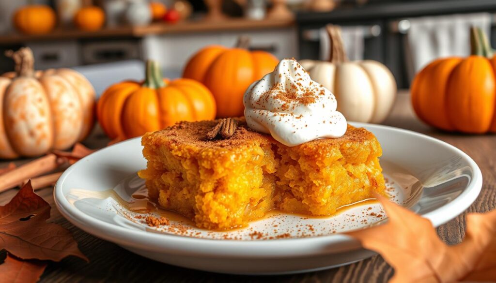 pumpkin dump cake recipe