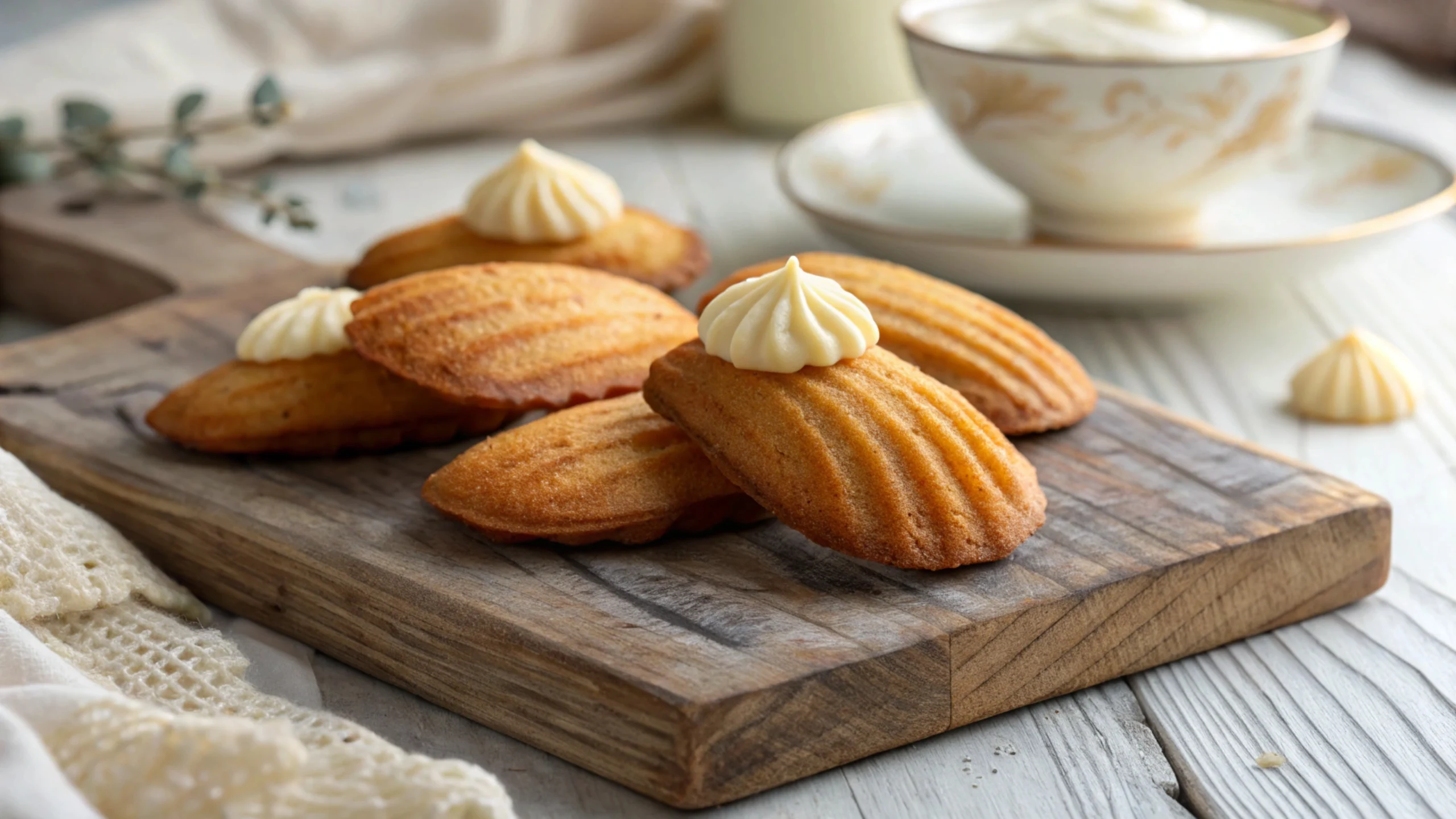 madeline cookies recipe using cream