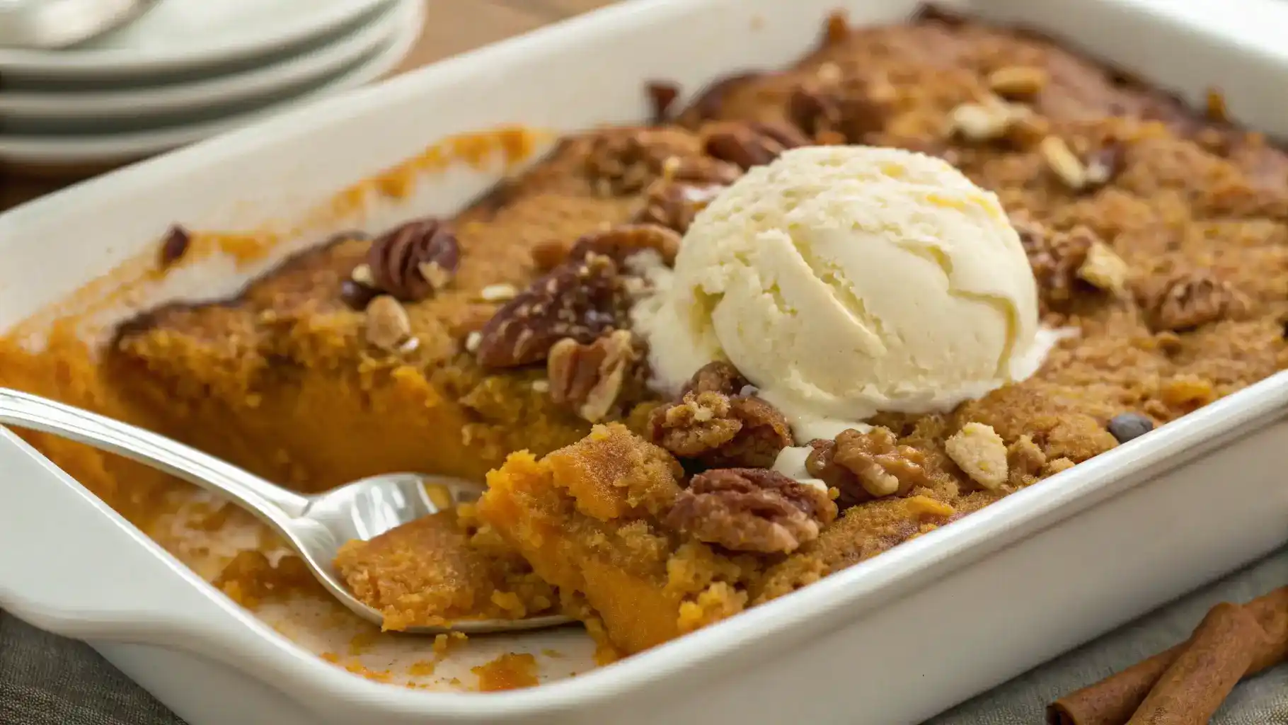 pumpkin dump cake recipe