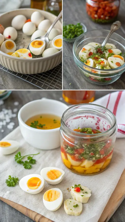 Step-by-step guide to making mayak eggs