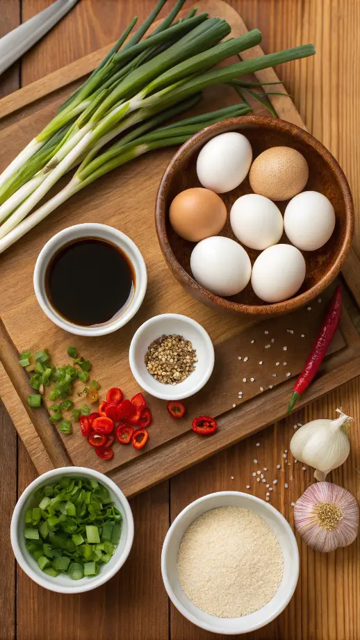 Ingredients for mayak eggs
