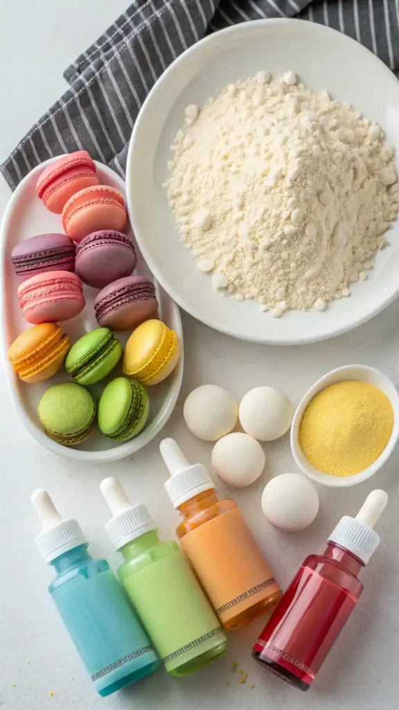 Ingredients for macaro