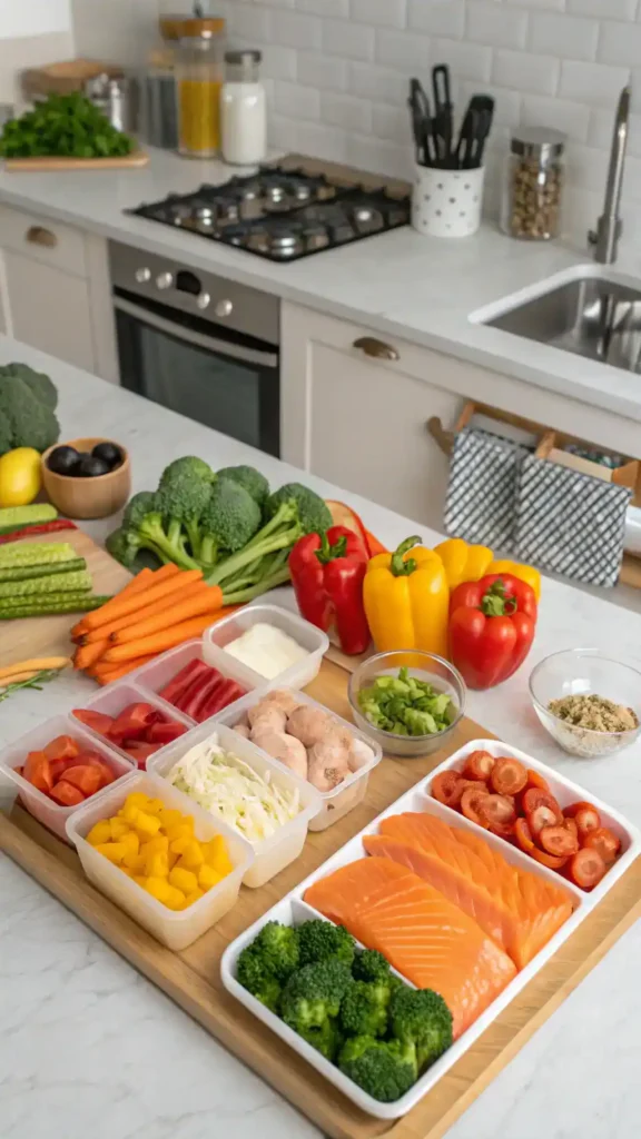 Fresh ingredients for Blue Apron recipes