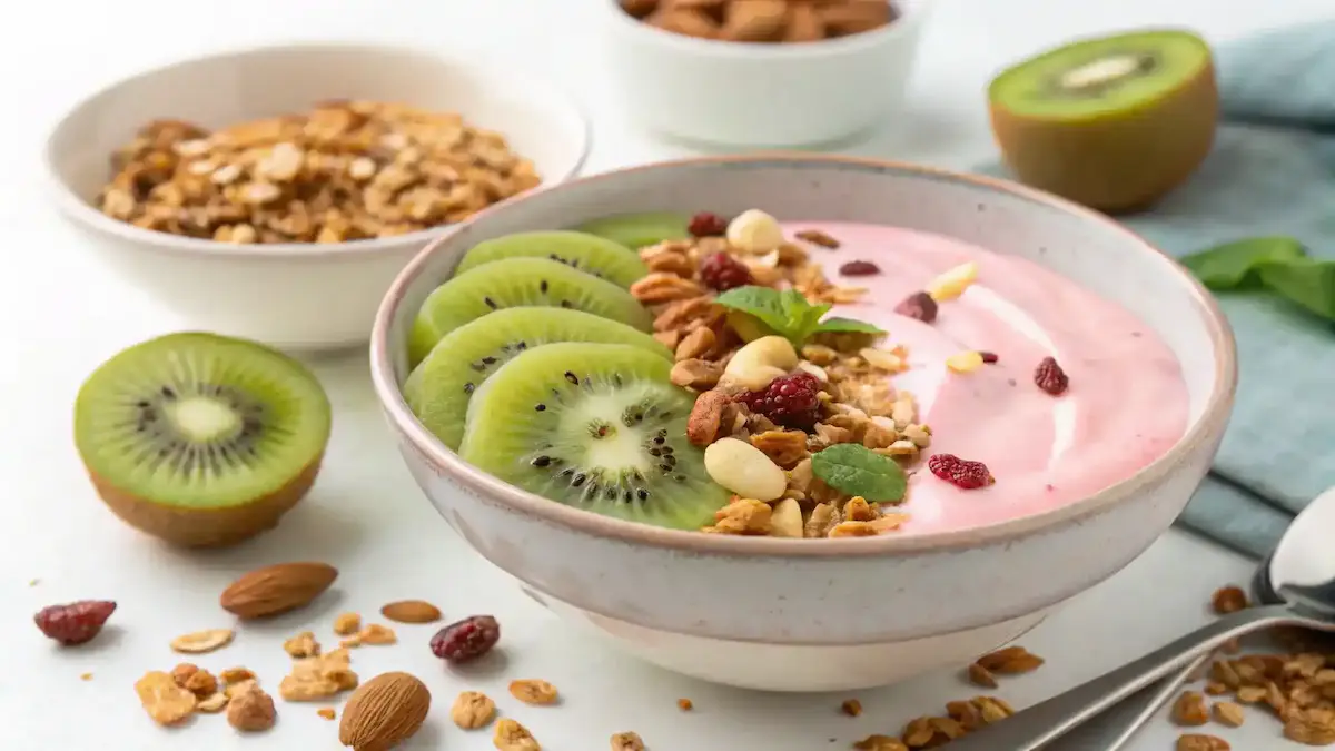 sweet kiwi yogurt