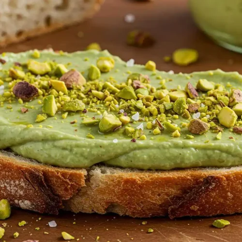 Delicious pistachio cream spread