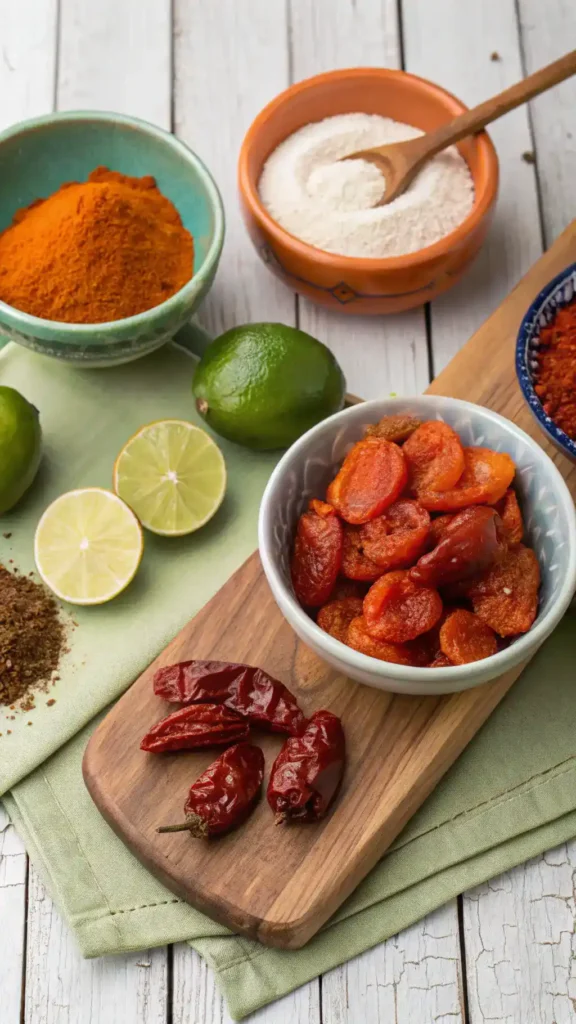 Ingredients for chamoy sauce