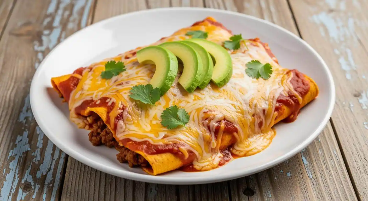Ground Beef Enchiladas