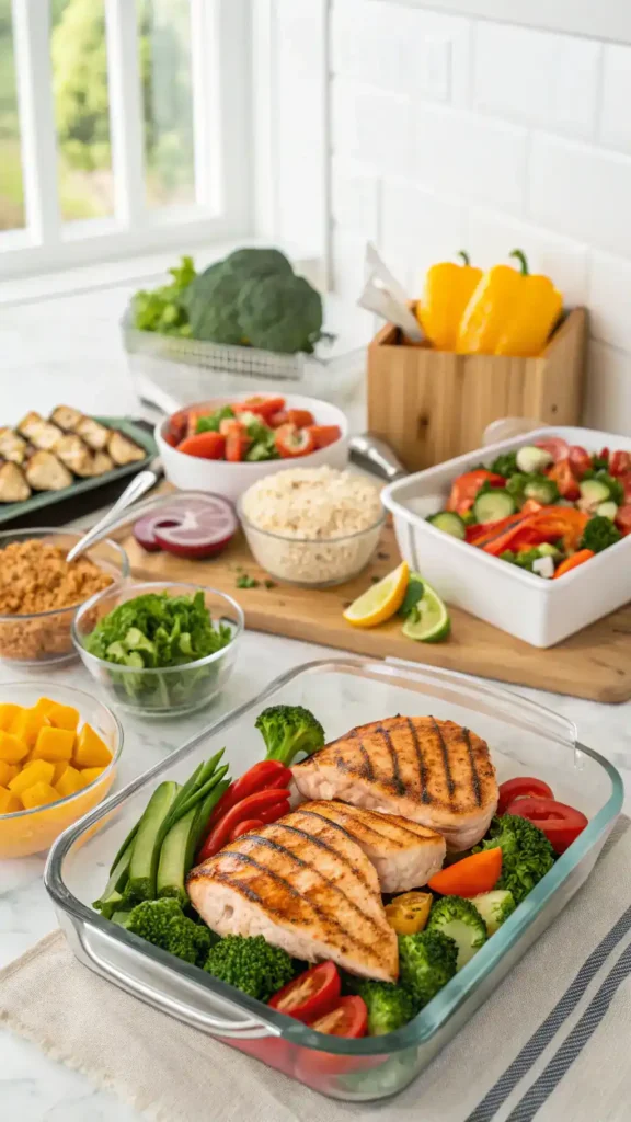 Variety of Low Carb High Protein Meals