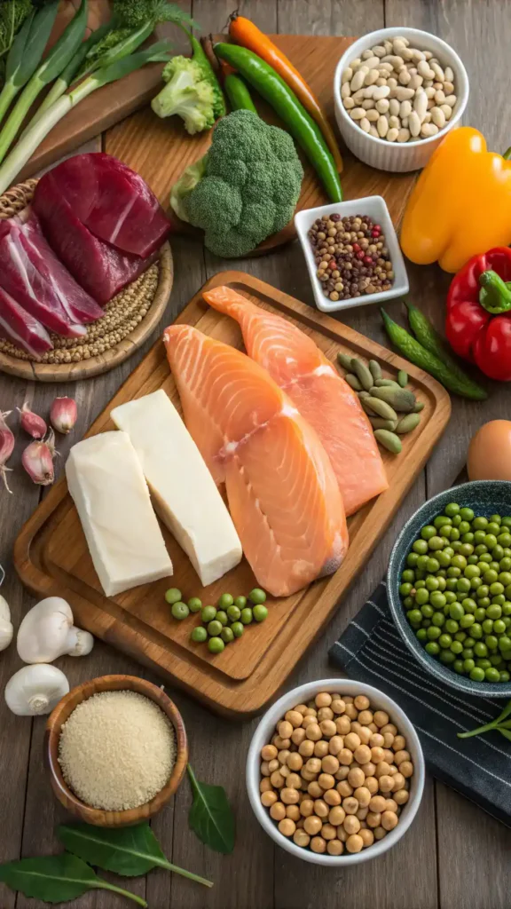 Ingredients for Low Carb High Protein Meals