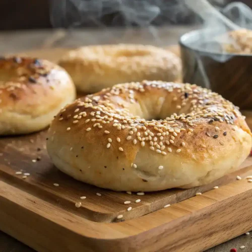 homemade bagels