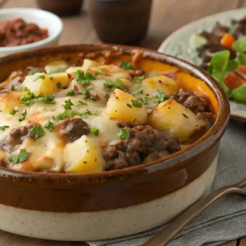 ground beef potato casserole