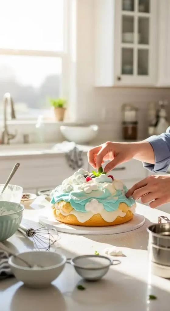 Step-by-step guide to making cloud cake