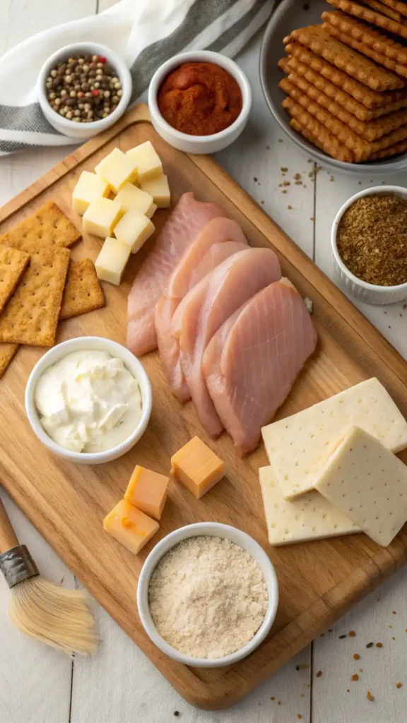 Ingredients for chicken crack recipe.
