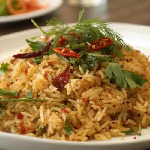 crispy rice recipe
