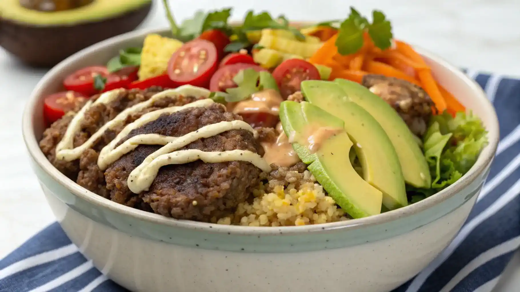 burger bowl recipe