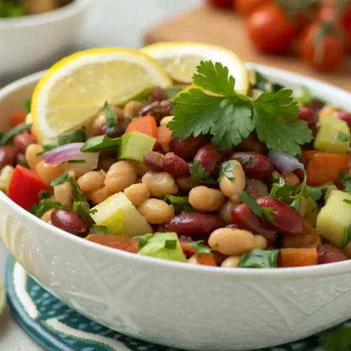 dense bean salad recipe