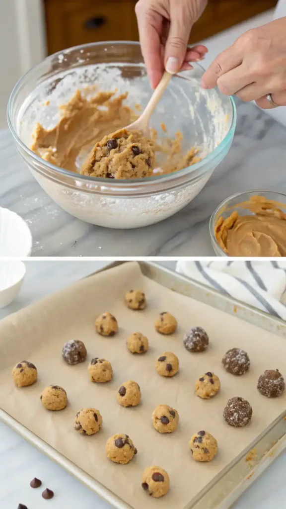Making peanut butter balls