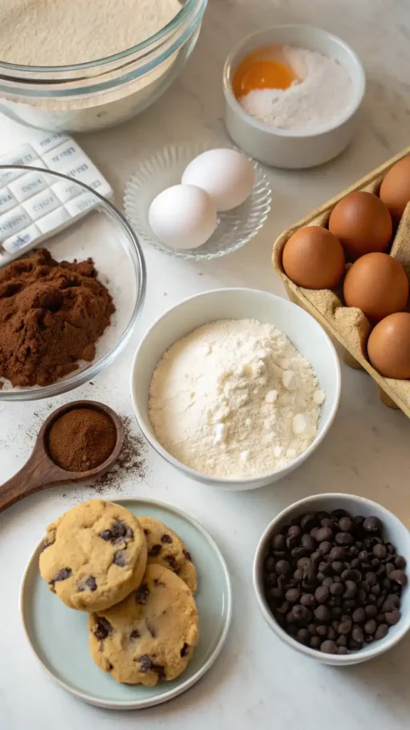 Ingredients for slutty brownies