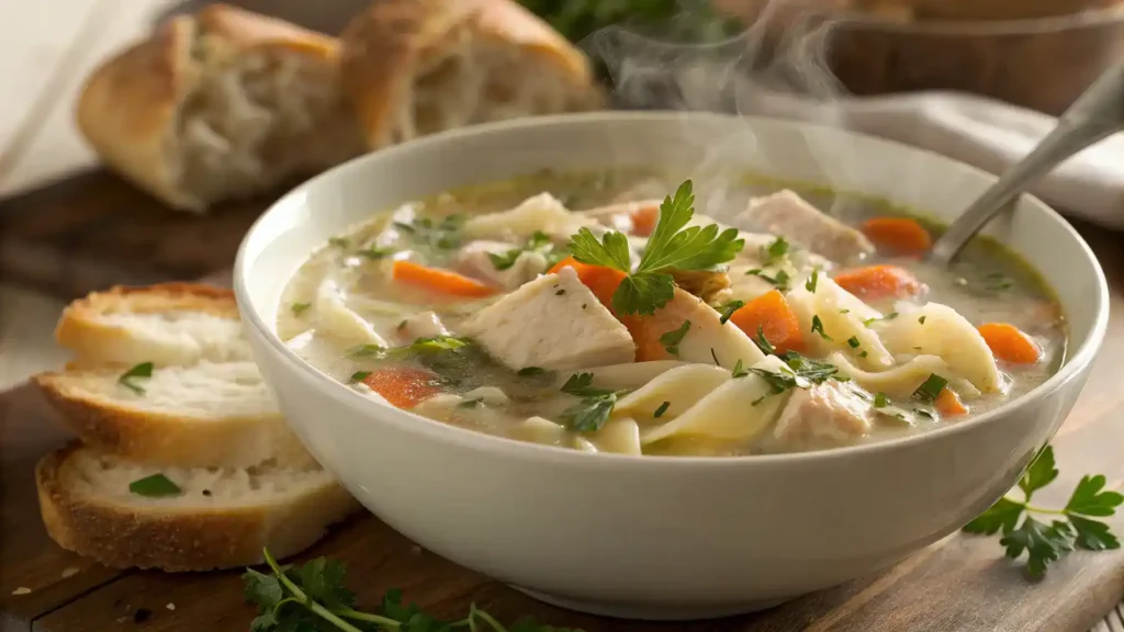 Creamy Chicken Noodle Soup