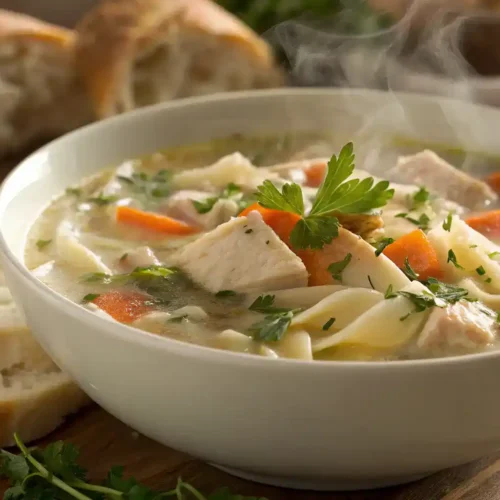 Creamy Chicken Noodle Soup