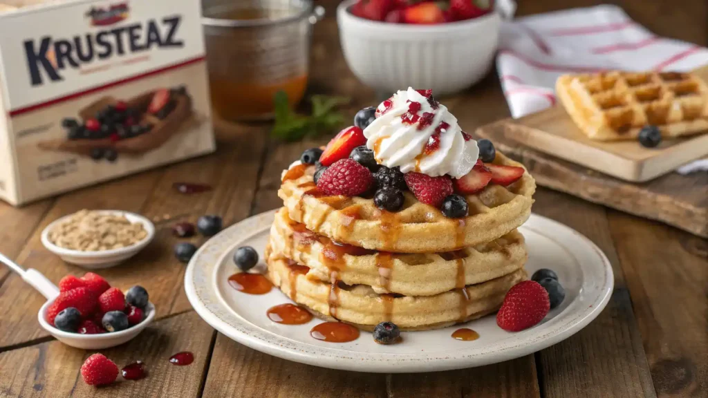 krusteaz waffle recipe