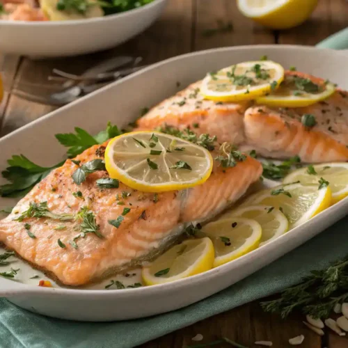 Lemon Garlic Salmon