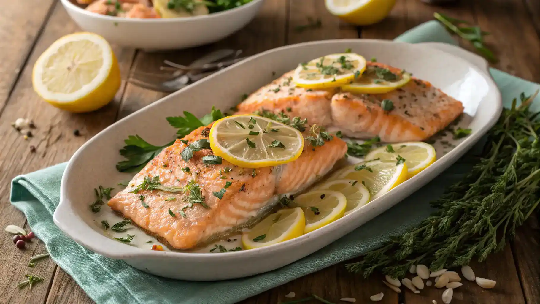 Lemon Garlic Salmon