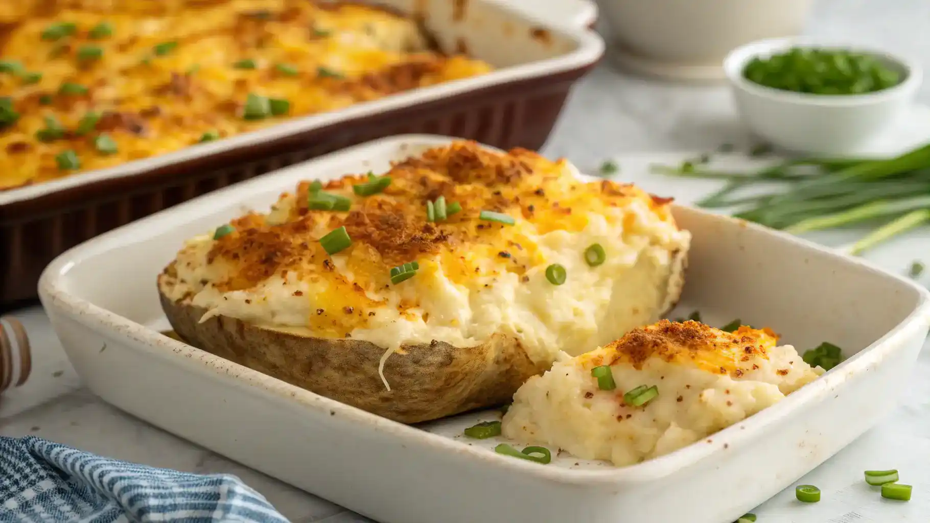 Twice Baked Potato Dump Casserole