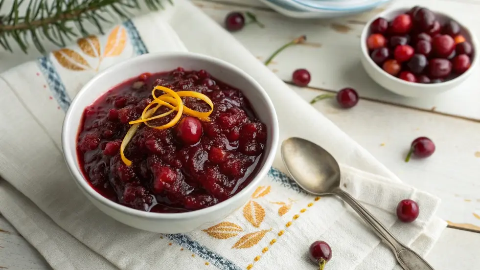 cranberry sauce recipe
