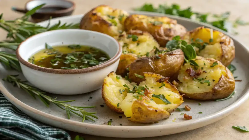 smashed potatoes recipe