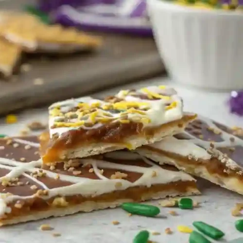 King Cake Cracker Candy