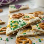 King Cake Pretzel Bark