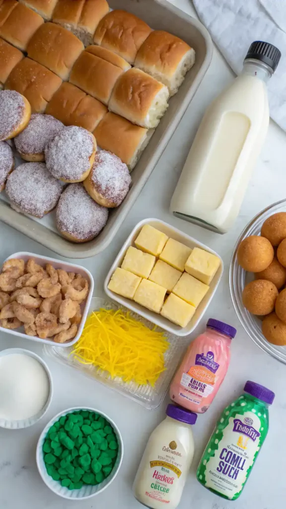 ingredients for Mardi Gras Party Bites