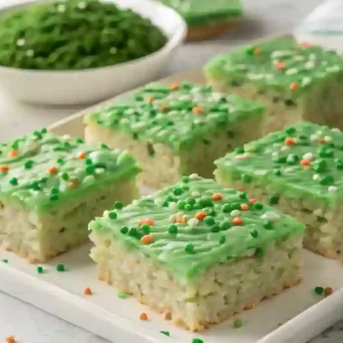 St Patrick’s Day Rice Krispie Treats