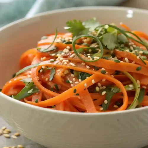 Asian Carrot Ribbon Salad
