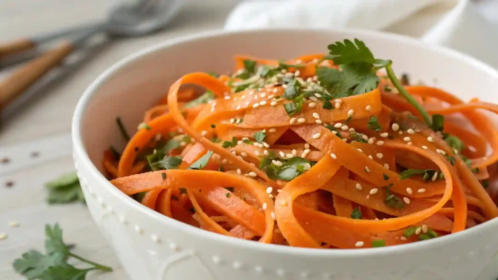 Viral Carrot Ribbon Salad