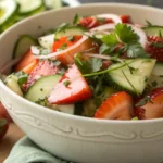 cucumber strawberry salad