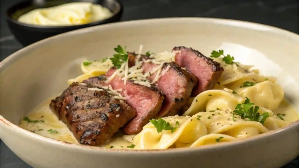 Garlic Steak Tortellini