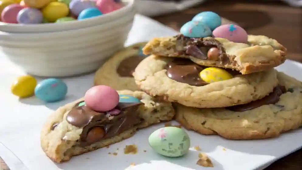 Cadbury Egg Cookies