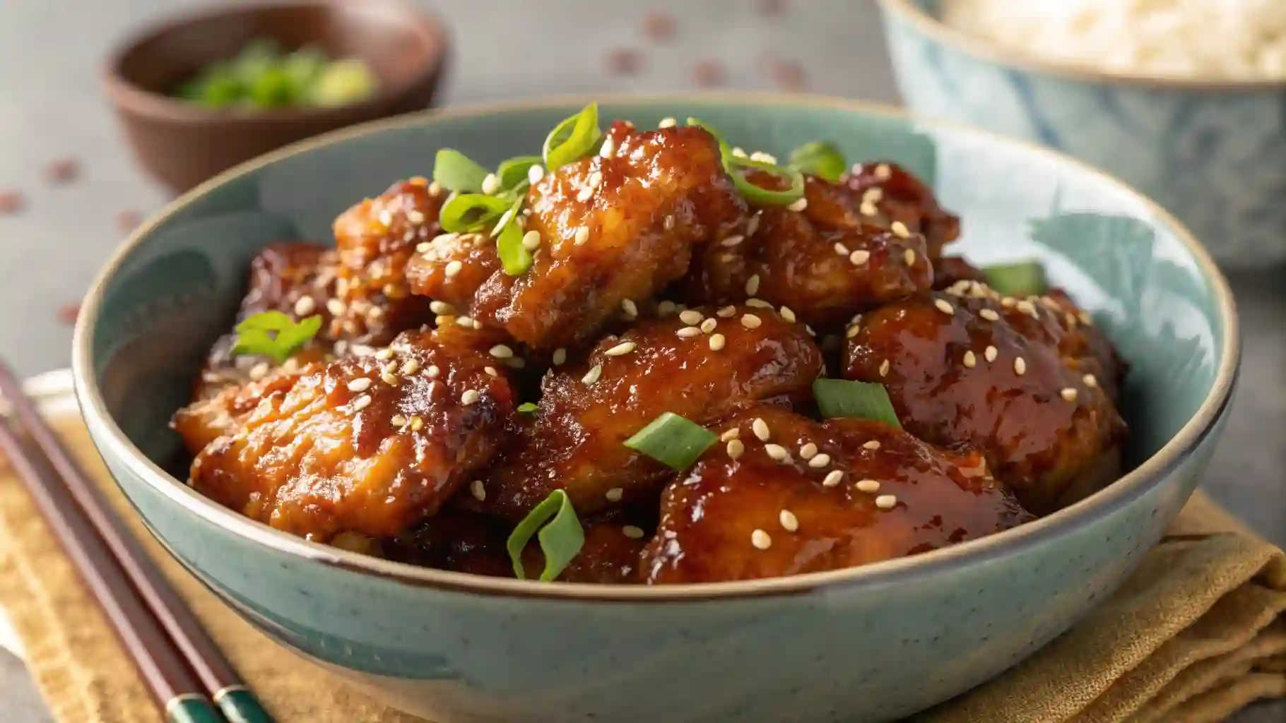 honey garlic chicken