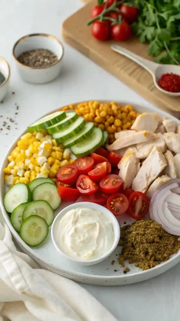 chicken corn salad