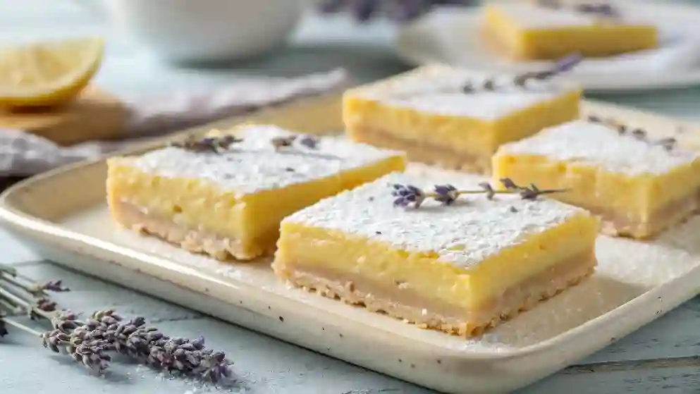 Lavender Lemon Bars