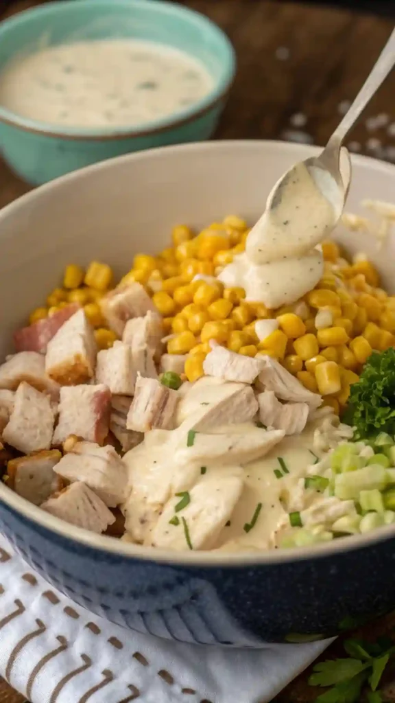 chicken corn salad