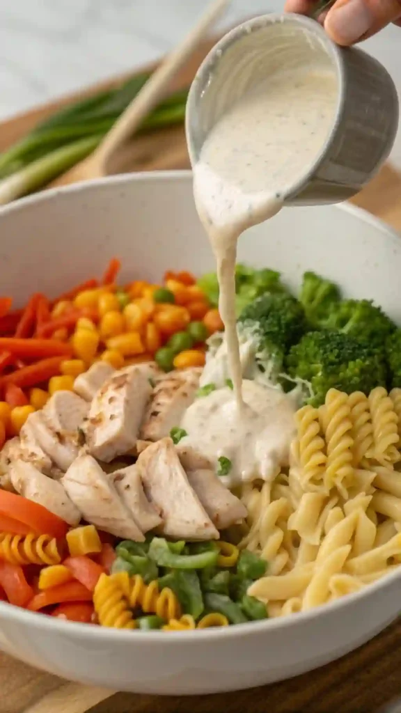 pasta salad with chicken