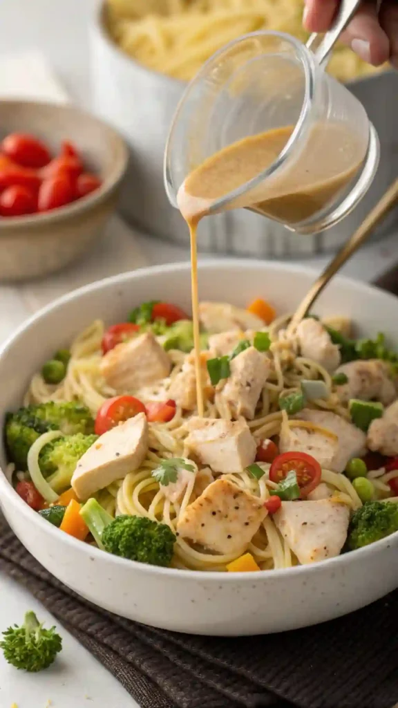 summer chicken pasta