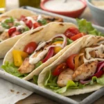 Sheet Pan Chicken Pitas